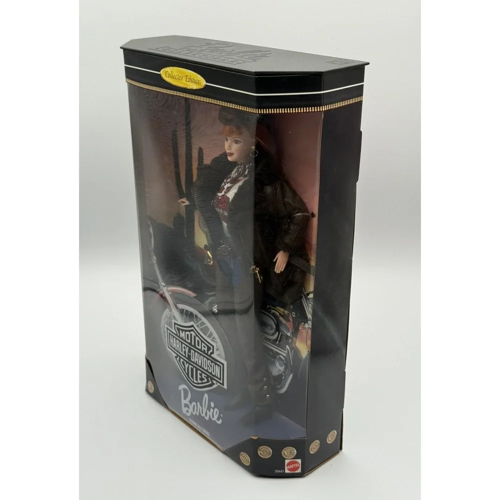 Vintage Motor Harley Davidson Cycles Barbie Collector Edition Mattel 20441 NIB